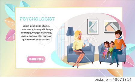 Family Psychologist Online Consultation Vector Family Psychologist Online Consultation Vector 48071314