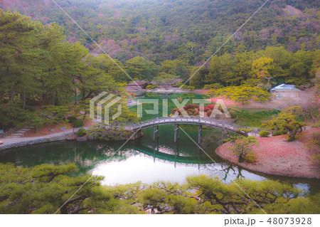 Ritsurin Garden in Takamatsu, Kagawa Ritsurin Garden in Takamatsu, Kagawa 48073928