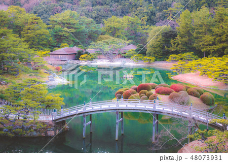 Ritsurin Garden in Takamatsu, Kagawa Ritsurin Garden in Takamatsu, Kagawa 48073931