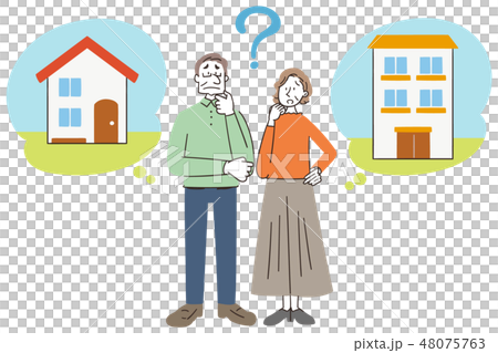 Elderly senior couple living 48075763