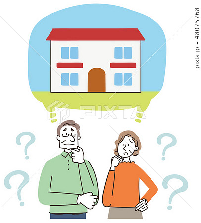 高齢者 シニア 老夫婦 住宅 48075768