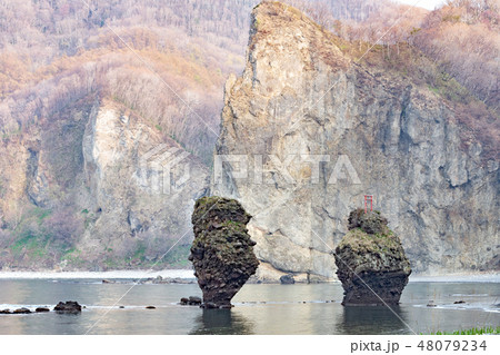 恵比寿岩 / 北海道 積丹町の奇岩 48079234