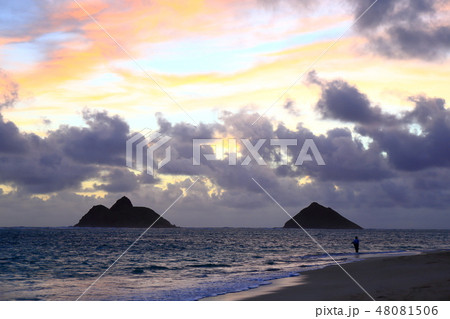 Hawaii オアフ島 ラニカイビーチ Hawaii オアフ島 ラニカイビーチ 48081506