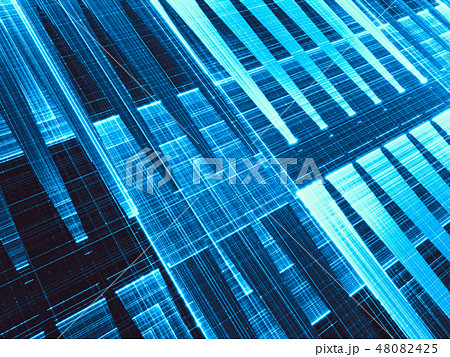 Abstract background with diagonal grid - digitally generated image 48082425