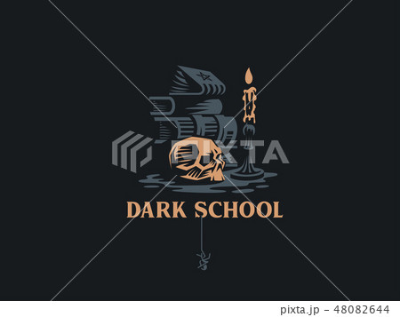 The human skull among books. 48082644