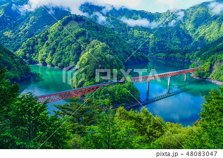 【静岡県】　奥大井湖上駅 48083047