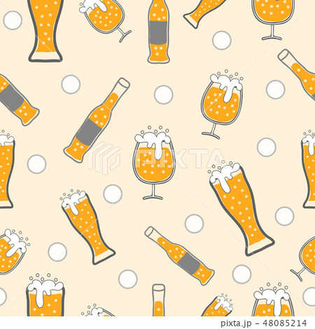 beer seamless pattern illustration vector 48085214