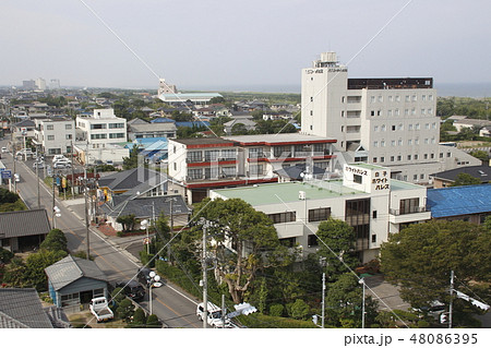 九十九里浜:白子温泉街(千葉県長生郡白子町) 九十九里浜:白子温泉街(千葉県長生郡白子町) 48086395