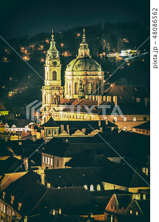 St. Nicholas Church, Prague, Czech, analog filter 48086562