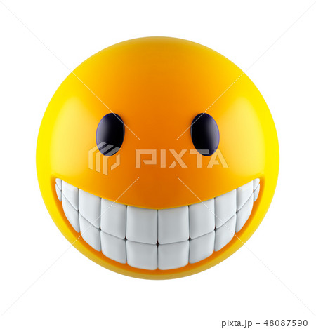 Emoji smile sphere Emoji smile sphere 48087590