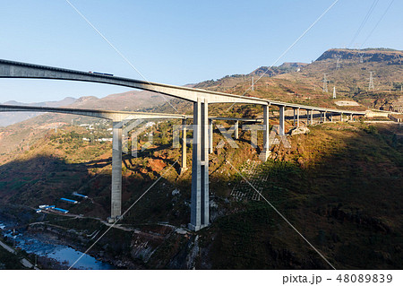 highway overpass bridge, China 48089839
