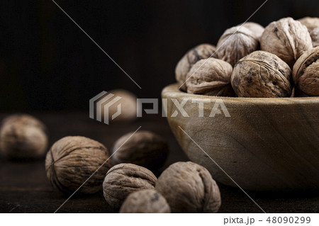 whole walnuts place for text whole walnuts place for text 48090299