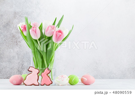 Easter greeting card Easter greeting card 48090559