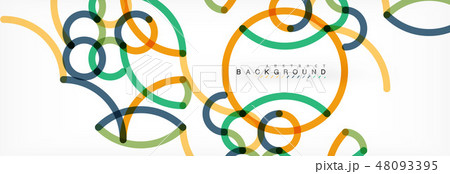 Abstract color lines on white. Modern colorful flow poster wave. Art design for your project Abstract color lines on white. Modern colorful flow poster wave. Art design for your project 48093395