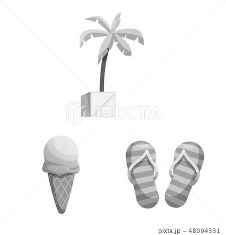 Vector design of pool and swimming icon. Set of pool and activity vector icon for stock. 48094331