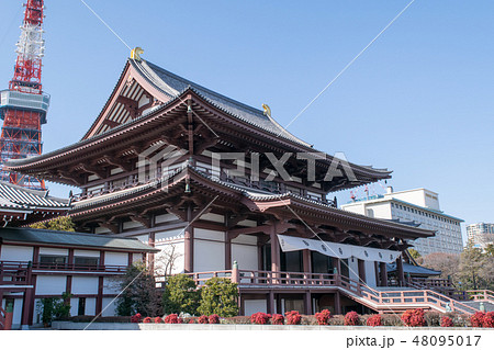 東京都　港区　増上寺（ぞうじょうじ）　大殿（本堂） 48095017