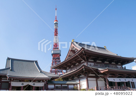 東京都　港区　増上寺（ぞうじょうじ）　大殿（本堂） 48095022