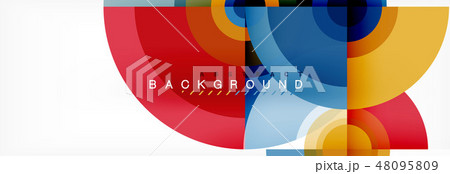 Circle abstract background with triangular shapes for modern design, cover, template, brochure Circle abstract background with triangular shapes for modern design, cover, template, brochure 48095809