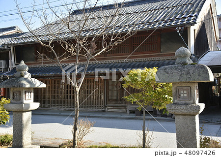 【滋賀県 長浜市】長浜八幡宮の参道 【滋賀県 長浜市】長浜八幡宮の参道 48097426