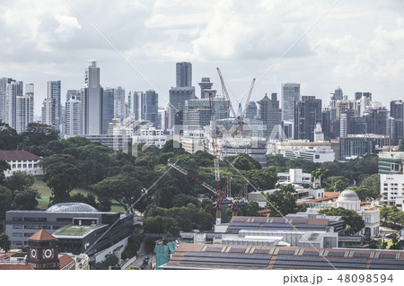 Singapore Orchard,Somerset architecture aerial day Singapore Orchard,Somerset architecture aerial day 48098594