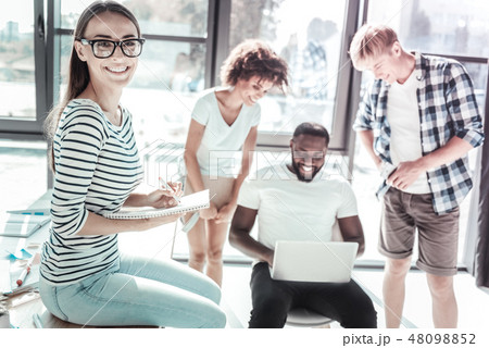 Group of colleagues that working at project 48098852