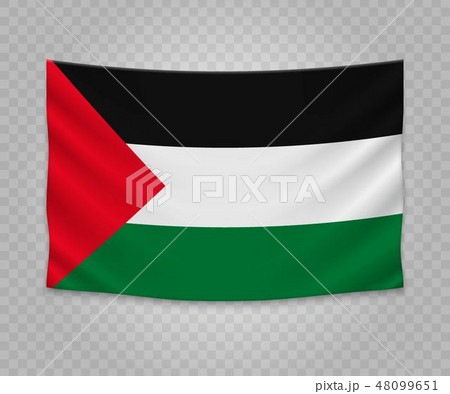 Realistic hanging flag 48099651