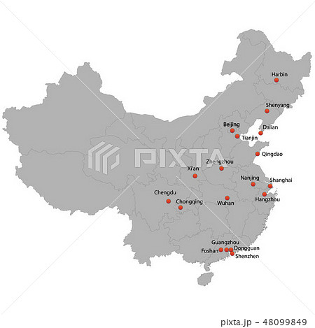 detailed map of the China 48099849