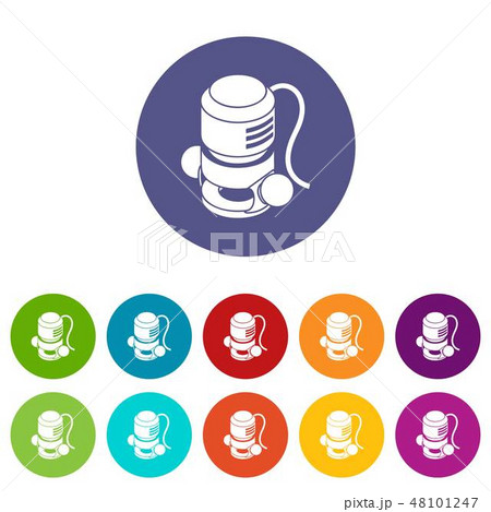 Circular power tool icons set vector color Circular power tool icons set vector color 48101247