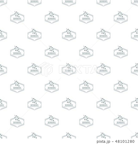 Berberis pattern vector seamless Berberis pattern vector seamless 48101280