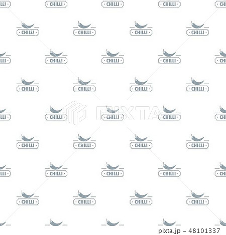 Chilli spice pattern vector seamless Chilli spice pattern vector seamless 48101337