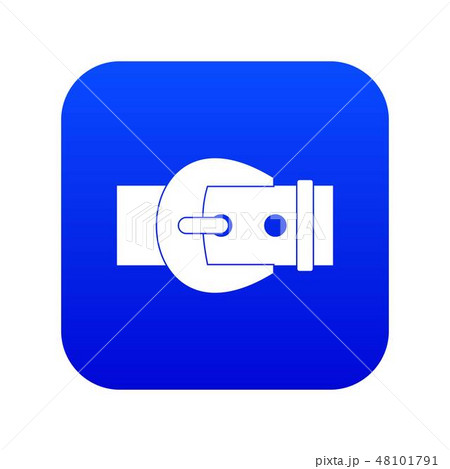 Buckle icon digital blue 48101791