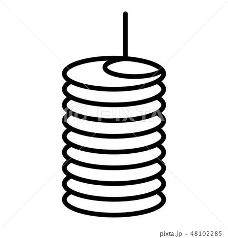 Coil icon, outline style Coil icon, outline style 48102285