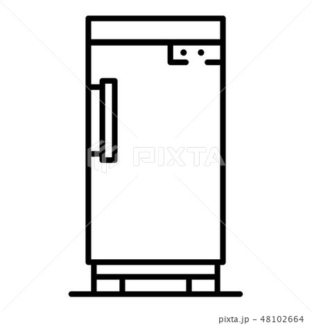 Fridge icon, outline style Fridge icon, outline style 48102664