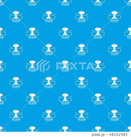 Smoke explosion pattern vector seamless blue Smoke explosion pattern vector seamless blue 48102985