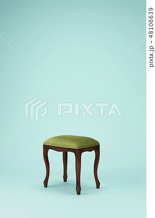 アンティーク 椅子 チェア 無人 レトロの写真素材