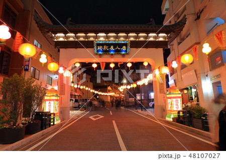 長崎ランタンフェスティバル_長崎県長崎市_唐人屋敷跡_ロウソク祈願四堂巡り  48107027