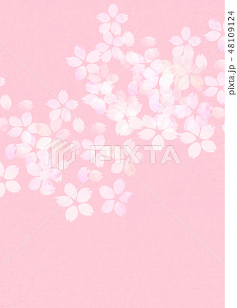 桜 水彩風 テクスチャー 桜 水彩風 テクスチャー 48109124