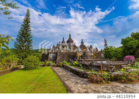 Buddhist temple of Banjar - island Bali Indonesia 48110954