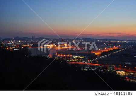 江西区 金浦空港 日没 48111285