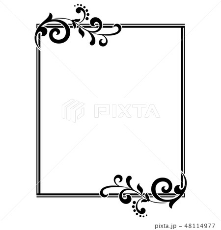 Decorative frame Elegant element for design  48114977