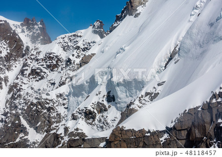 Mont Blanc mountain massif view  48118457