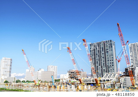 大規模建設現場 48118850