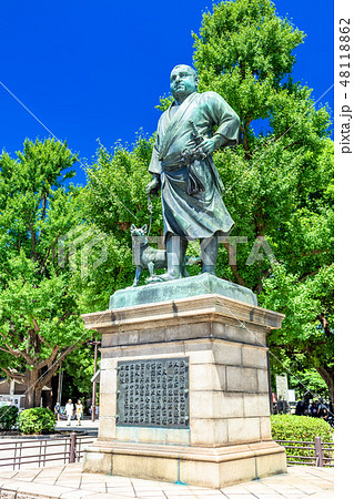 東京　上野公園　西郷隆盛像 48118862