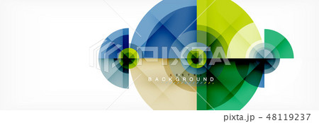 Minimal geometric circles and triangles abstract background, techno modern design, poster template Minimal geometric circles and triangles abstract background, techno modern design, poster template 48119237