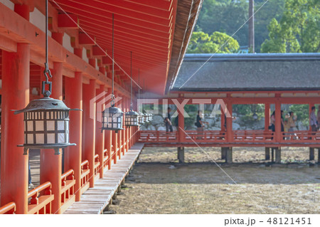 厳島神社 西回廊の風景 48121451