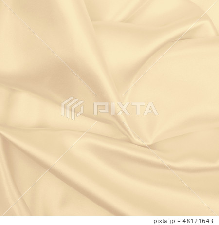 Smooth elegant golden silk or satin luxury cloth Smooth elegant golden silk or satin luxury cloth 48121643