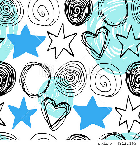 abstract scandinavian vector seamless pattern 48122165