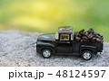Roasted coffee beans on the model car 48124597