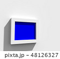 モニター　イメージCGイラスト 48126327