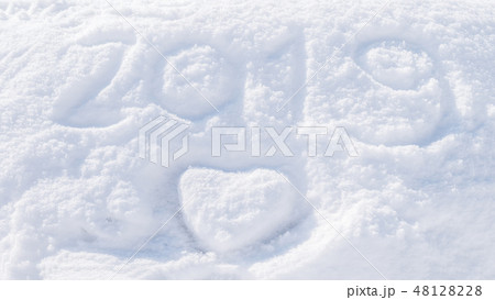 2019 new year & Christmas winter snow background 48128228